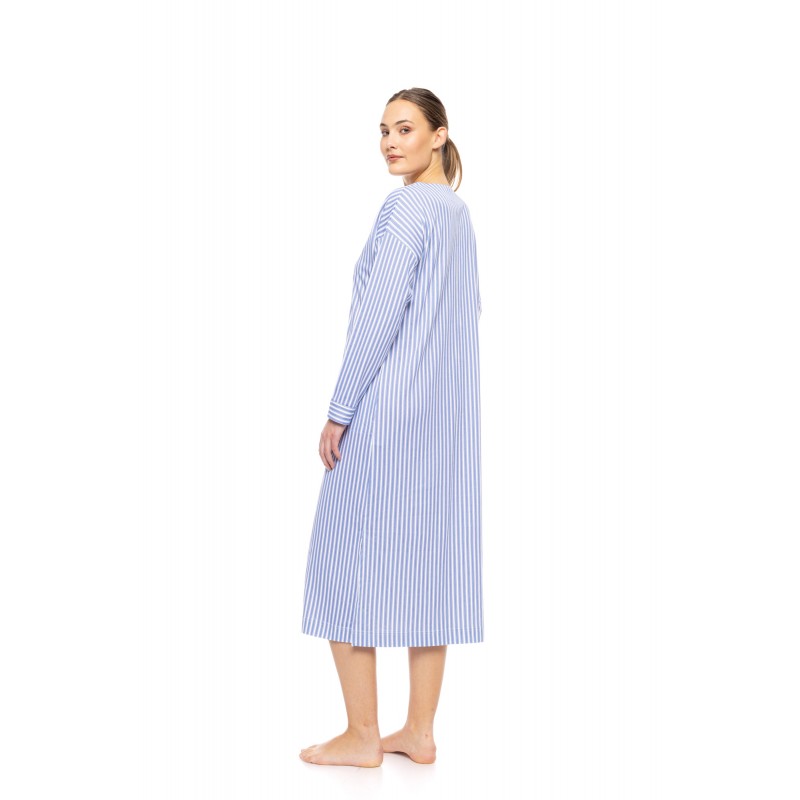 W1742 - Type - NIGHTGOWN CALMING STRIPES- (W1742)