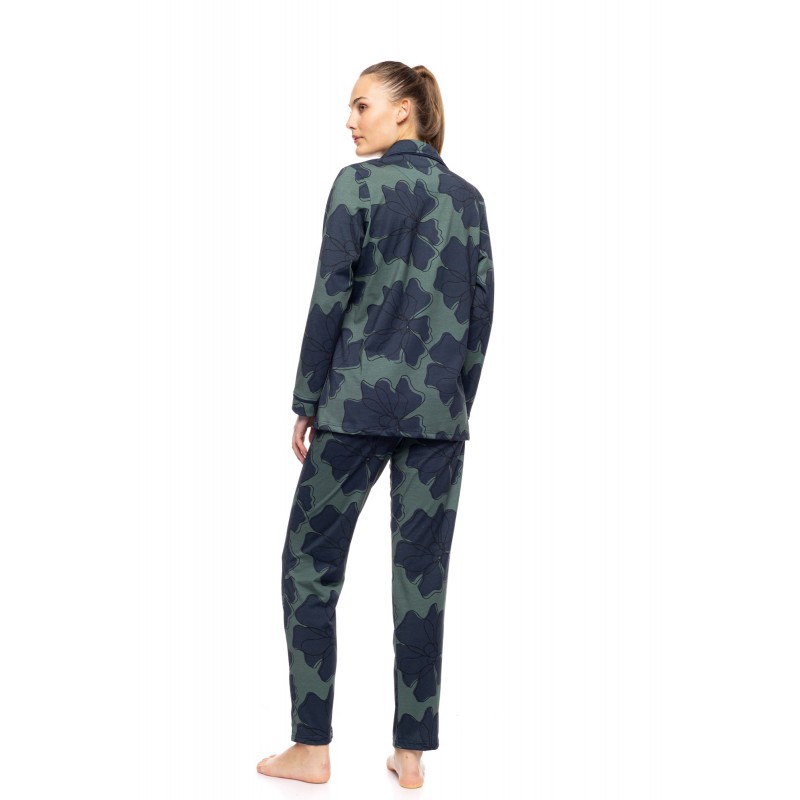 W1744 - Type - PYJAMA BUTTONED FOREST BLOOM- (W1744) W1744 - Type - PYJAMA BUTTONED FOREST BLOOM- (W1744)