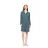 W1752 - Type - NIGHTGOWN BUTTONED GREEN FOREST STRIPES- (W1752)