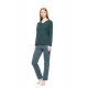 W1753 - Type - PYJAMA GREEN FOREST STRIPES- (W1753) W1753 - Type - PYJAMA GREEN FOREST STRIPES- (W1753)