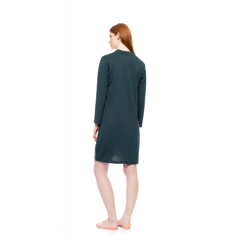W1757 - Yacht Blue - NIGHTGOWN NIGHT LOVERS SOLID- (W1757)