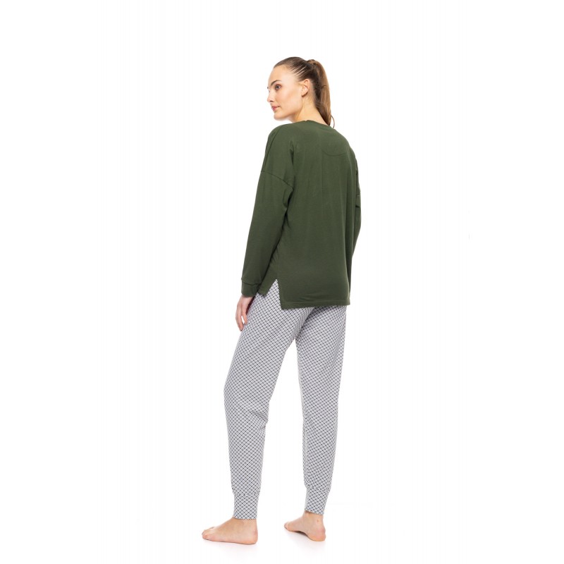 W1759 - Type - PYJAMA MODERN FLOWER GREEN- (W1759) W1759 - Type - PYJAMA MODERN FLOWER GREEN- (W1759)
