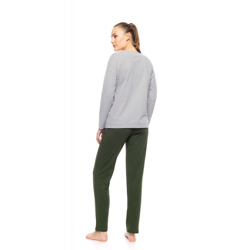 W1763 - Type - PYJAMA MODERN FLOWER GREEN- (W1763) W1763 - Type - PYJAMA MODERN FLOWER GREEN- (W1763)