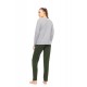 W1763 - Type - PYJAMA MODERN FLOWER GREEN- (W1763) W1763 - Type - PYJAMA MODERN FLOWER GREEN- (W1763)