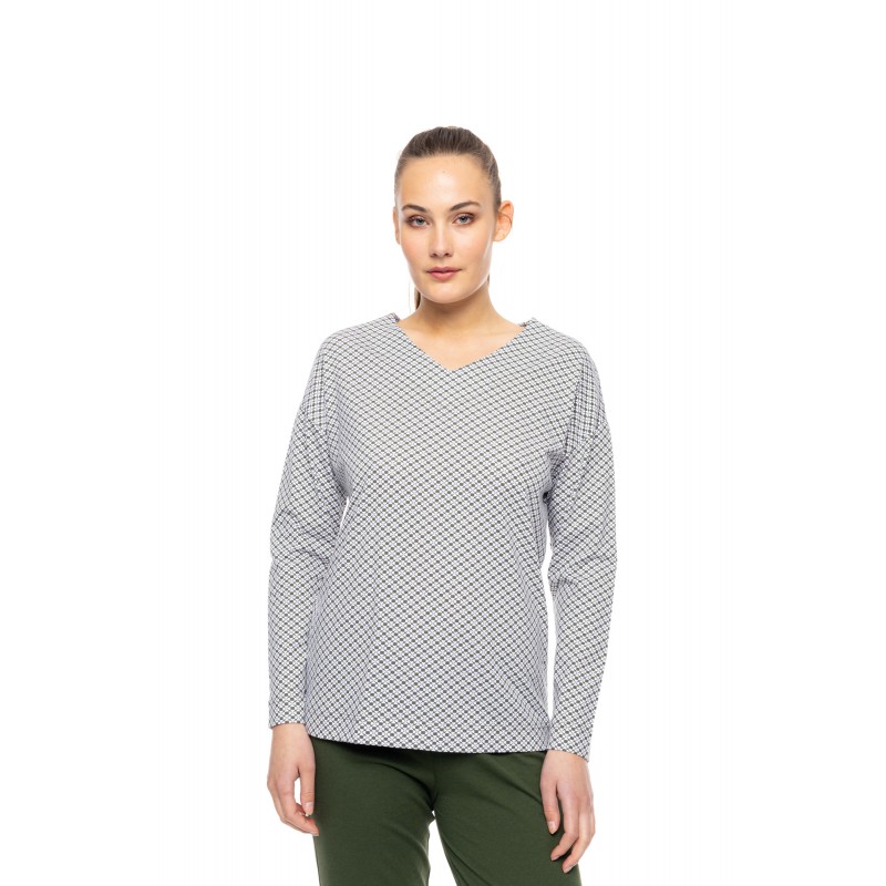 W1763 - Type - PYJAMA MODERN FLOWER GREEN- (W1763) W1763 - Type - PYJAMA MODERN FLOWER GREEN- (W1763)