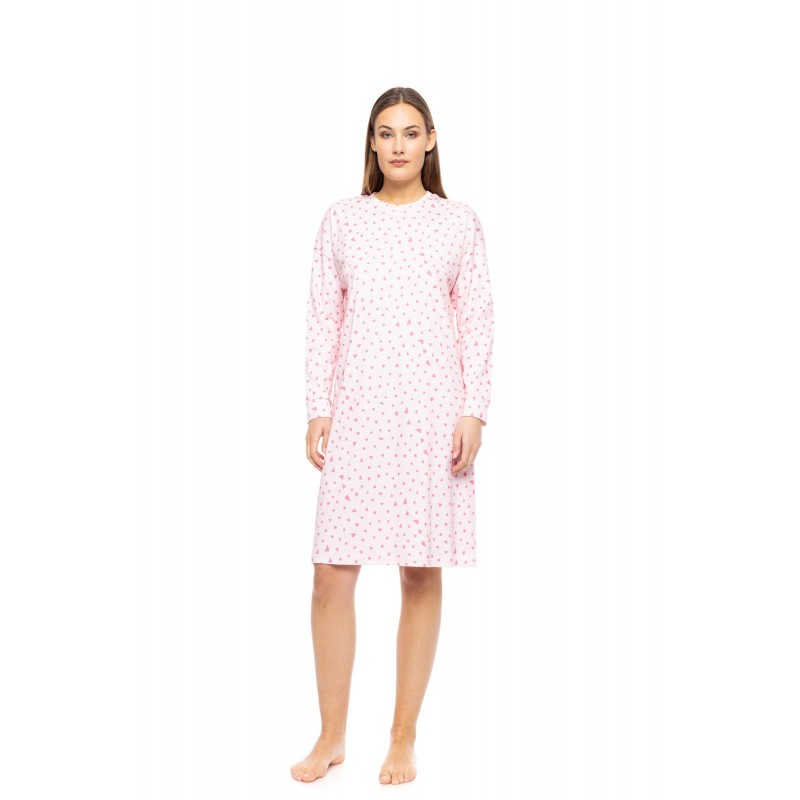 W1775 - Type - NIGHTGOWN BUBBLEGUM HEART- (W1775)