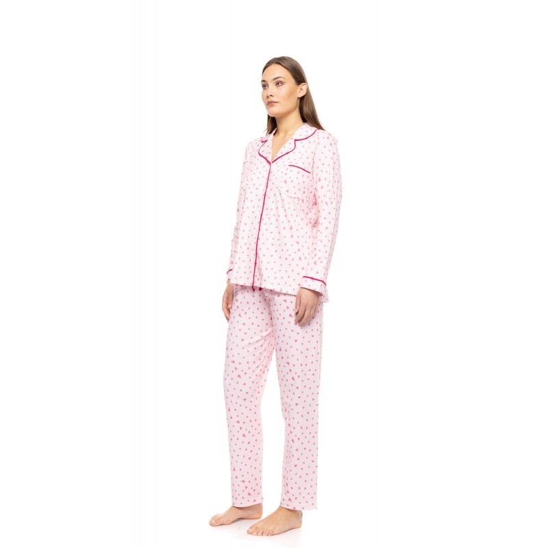 W1776 - Type - PYJAMA BUTTONED BUBBLEGUM HEART- (W1776) W1776 - Type - PYJAMA BUTTONED BUBBLEGUM HEART- (W1776)