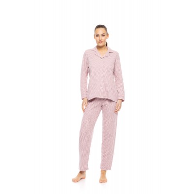 W1781 - Type - PYJAMA BUTTONED JACQUARD ZIC ZAC- (W1781)