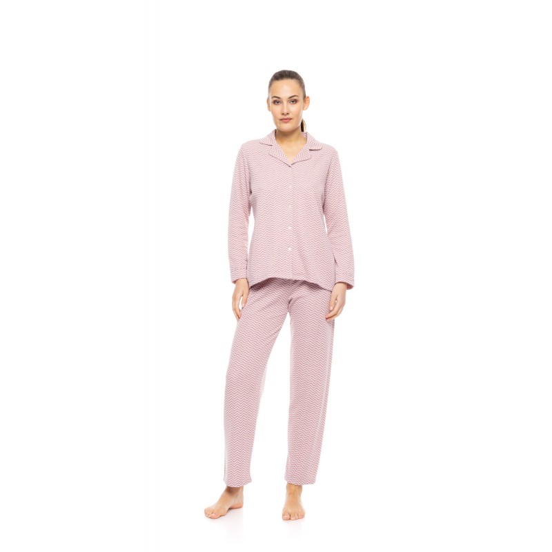 W1781 - Type - PYJAMA BUTTONED JACQUARD ZIC ZAC- (W1781)