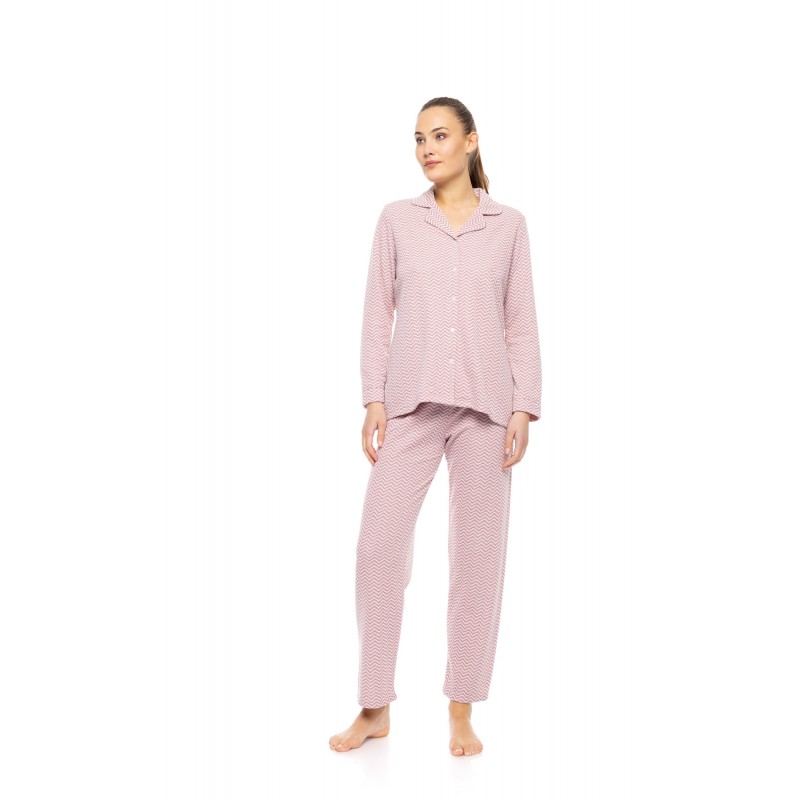 W1781 - Type - PYJAMA BUTTONED JACQUARD ZIC ZAC- (W1781)
