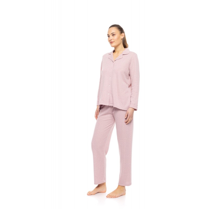 W1781 - Type - PYJAMA BUTTONED JACQUARD ZIC ZAC- (W1781)