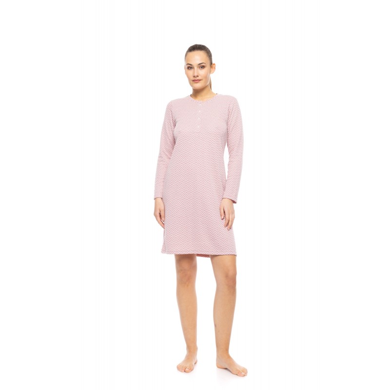 W1784 - Type - NIGHTGOWN JACQUARD ZIC ZAC- (W1784) W1784 - Type - NIGHTGOWN JACQUARD ZIC ZAC- (W1784)