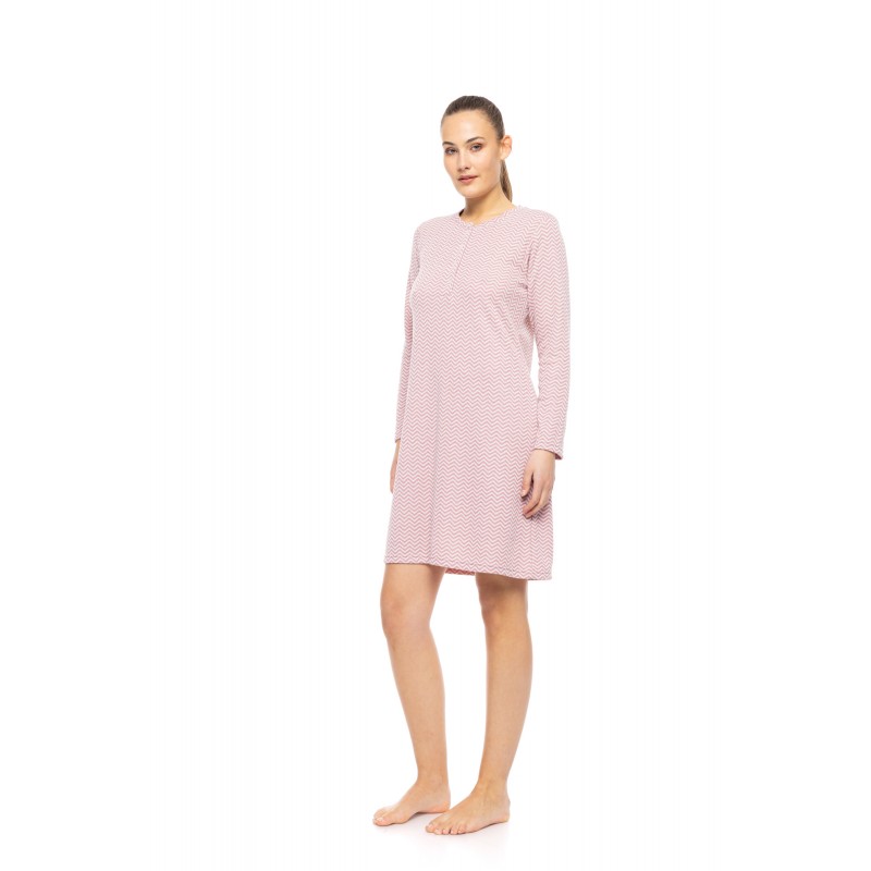 W1784 - Type - NIGHTGOWN JACQUARD ZIC ZAC- (W1784) W1784 - Type - NIGHTGOWN JACQUARD ZIC ZAC- (W1784)