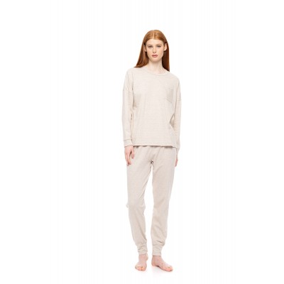 W1791 - Type - PYJAMA HAZELNUT STRIPES- (W1791)