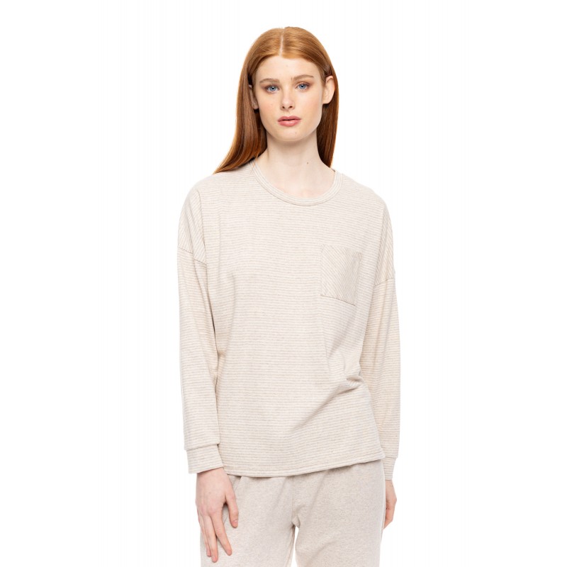 W1791 - Type - PYJAMA HAZELNUT STRIPES- (W1791) W1791 - Type - PYJAMA HAZELNUT STRIPES- (W1791)