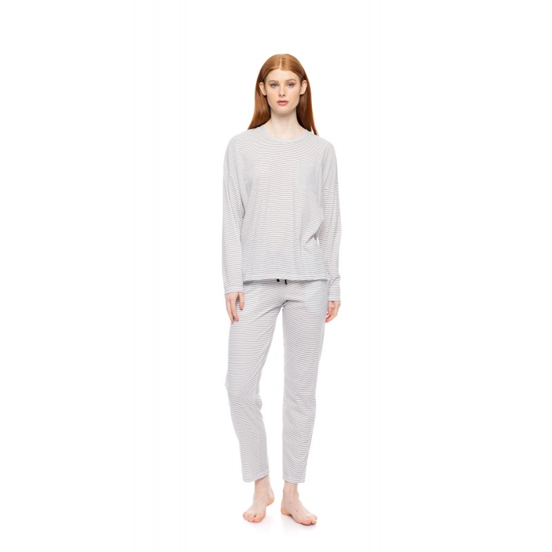 W1797 - Type - PYJAMA CLOUD WHITE STRIPES- (W1797) W1797 - Type - PYJAMA CLOUD WHITE STRIPES- (W1797)