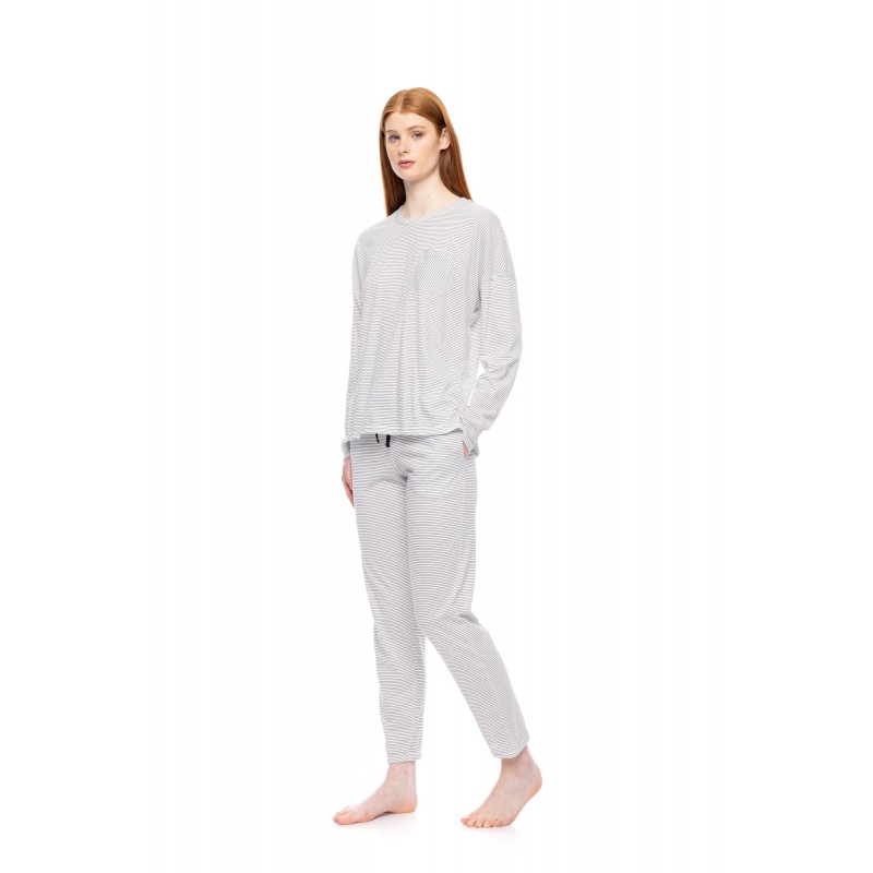 W1797 - Type - PYJAMA CLOUD WHITE STRIPES- (W1797) W1797 - Type - PYJAMA CLOUD WHITE STRIPES- (W1797)