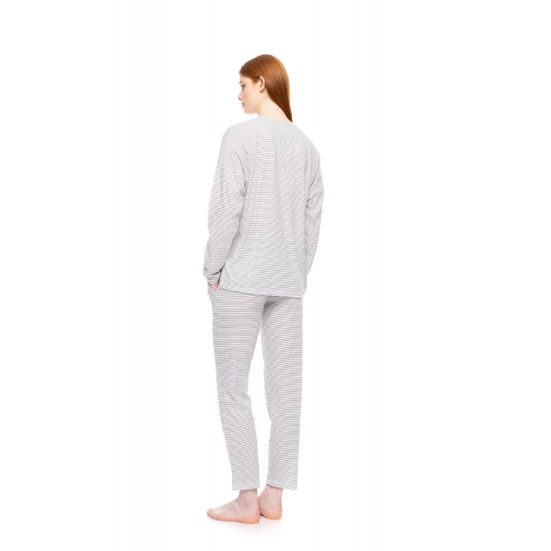 W1797 - Type - PYJAMA CLOUD WHITE STRIPES- (W1797) W1797 - Type - PYJAMA CLOUD WHITE STRIPES- (W1797)