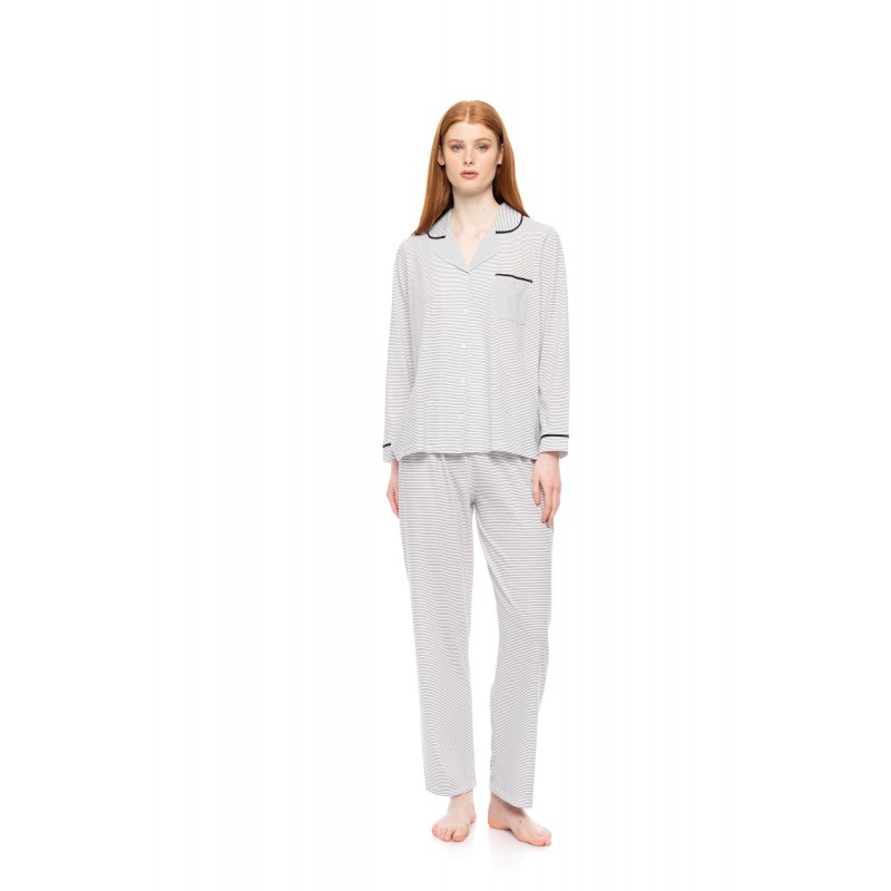 W1798 - Type - PYJAMA CLOUD WHITE STRIPES- (W1798) W1798 - Type - PYJAMA CLOUD WHITE STRIPES- (W1798)