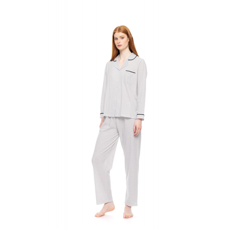 W1798 - Type - PYJAMA CLOUD WHITE STRIPES- (W1798) W1798 - Type - PYJAMA CLOUD WHITE STRIPES- (W1798)
