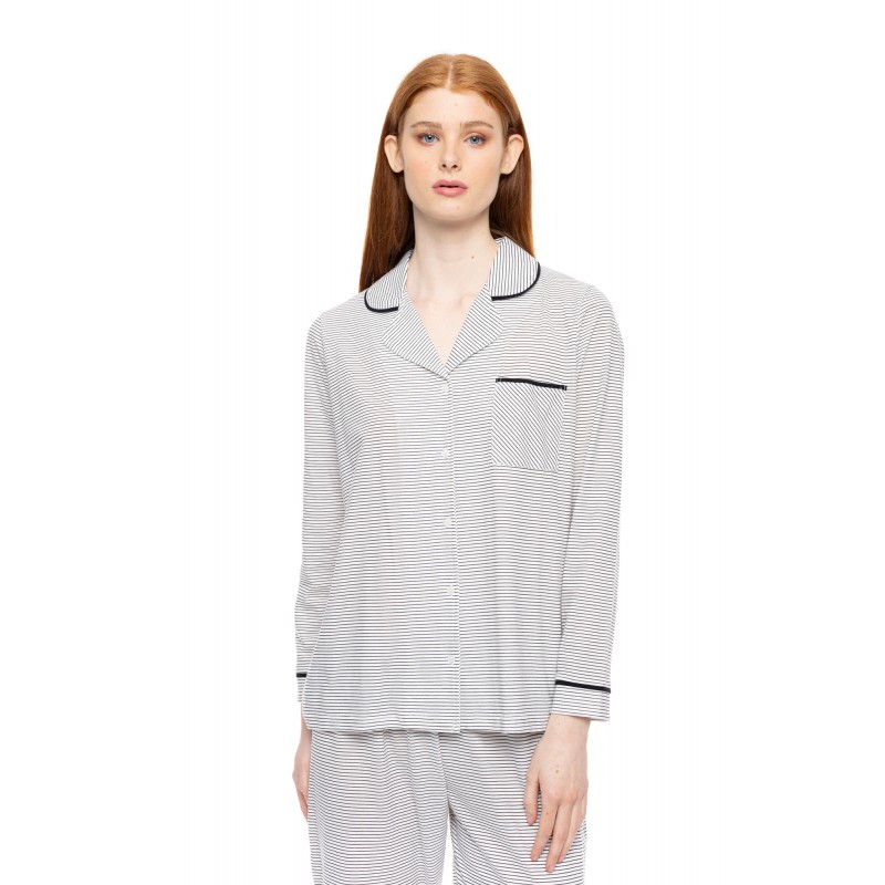 W1798 - Type - PYJAMA CLOUD WHITE STRIPES- (W1798) W1798 - Type - PYJAMA CLOUD WHITE STRIPES- (W1798)