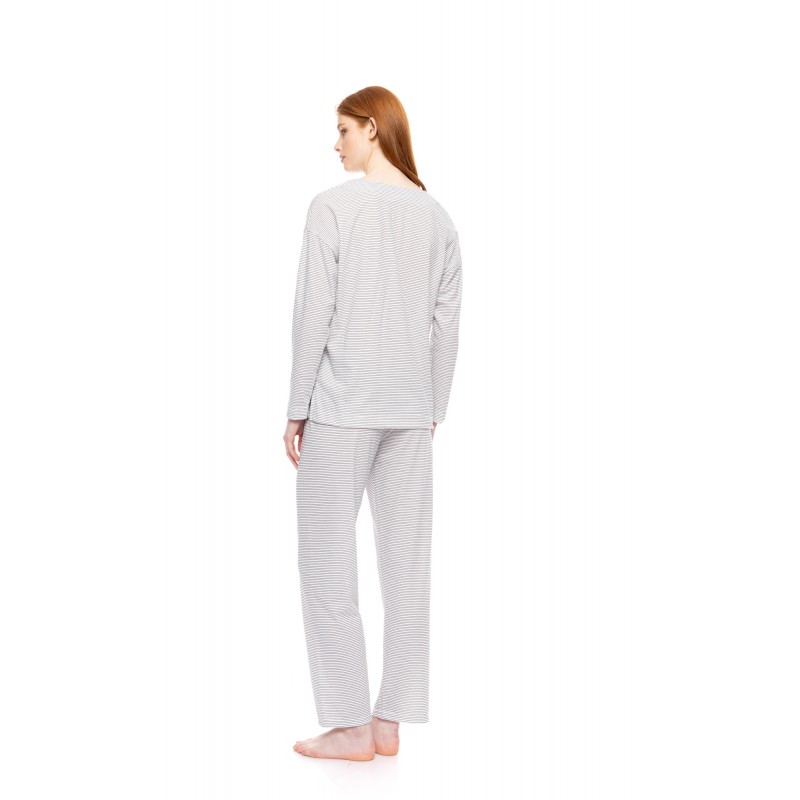 W1799 - Type - PYJAMA CLOUD WHITE STRIPES- (W1799) W1799 - Type - PYJAMA CLOUD WHITE STRIPES- (W1799)
