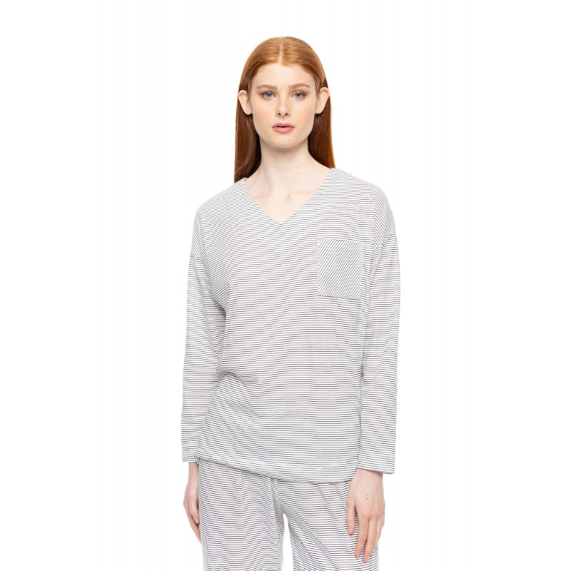 W1799 - Type - PYJAMA CLOUD WHITE STRIPES- (W1799) W1799 - Type - PYJAMA CLOUD WHITE STRIPES- (W1799)