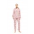 W1802 - Type - PYJAMA BUTTONED ROSE LEOPARD- (W1802)