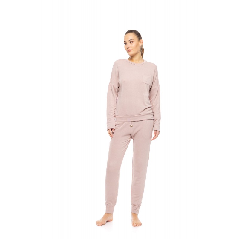 W1814 - Dusty Pink - PYJAMA BAMBOO NIGHT SKY- (W1814) W1814 - Dusty Pink - PYJAMA BAMBOO NIGHT SKY- (W1814)