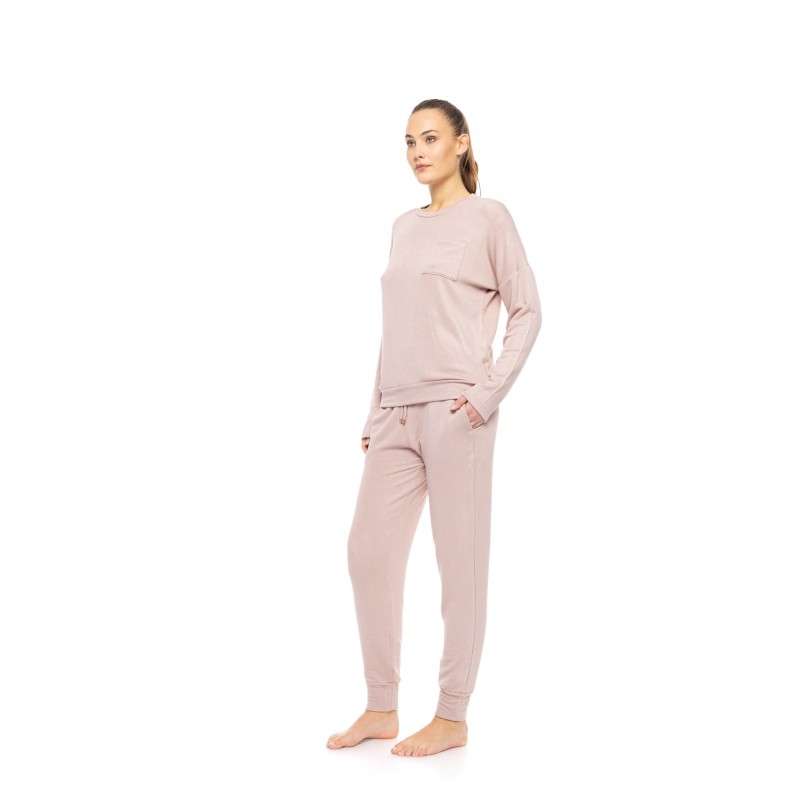 W1814 - Dusty Pink - PYJAMA BAMBOO NIGHT SKY- (W1814) W1814 - Dusty Pink - PYJAMA BAMBOO NIGHT SKY- (W1814)