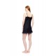 W1817 - Yacht Blue - NIGHTGOWN SATIN PURE CHIC- (W1817) W1817 - Yacht Blue - NIGHTGOWN SATIN PURE CHIC- (W1817)