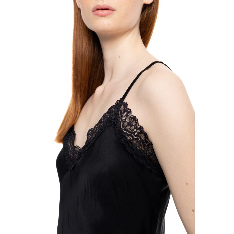 W1817 - Yacht Blue - NIGHTGOWN SATIN PURE CHIC- (W1817) W1817 - Yacht Blue - NIGHTGOWN SATIN PURE CHIC- (W1817)