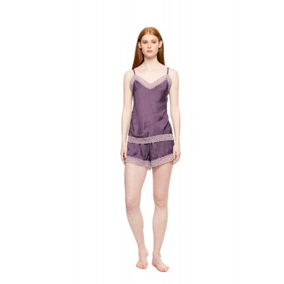 W1818 - Violete - BABY DOLL SATIN PURE CHIC- (W1818)