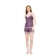 W1818 - Violete - BABY DOLL SATIN PURE CHIC- (W1818) W1818 - Violete - BABY DOLL SATIN PURE CHIC- (W1818)