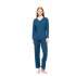W1824 - Dusty Pink - PYJAMA WARM STRIPES- (W1824)