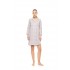 W1835 - Type - NIGHTGOWN BUTTONED SOFT ROSE PLAID- (W1835)
