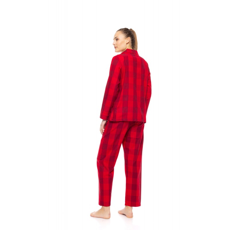 W1838 - Type - PYJAMA BUTTONED RASPBERRY PLAID- (W1838) W1838 - Type - PYJAMA BUTTONED RASPBERRY PLAID- (W1838)