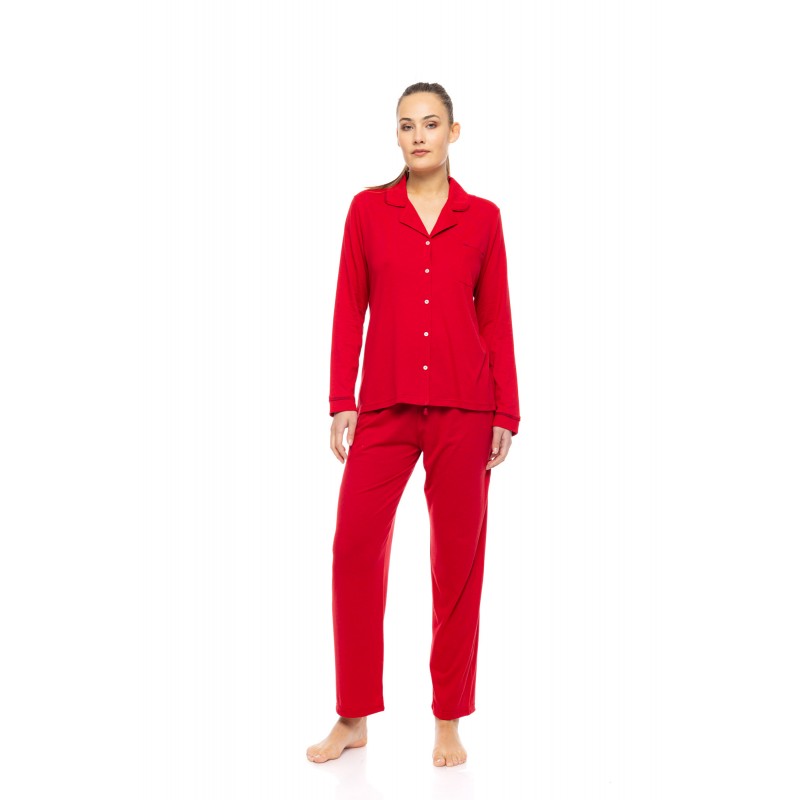 W1841 - Type - PYJAMA BUTTONED RASPBERRY- (W1841) W1841 - Type - PYJAMA BUTTONED RASPBERRY- (W1841)