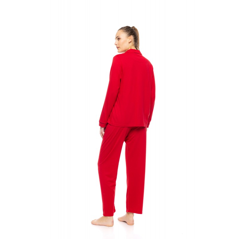 W1841 - Type - PYJAMA BUTTONED RASPBERRY- (W1841) W1841 - Type - PYJAMA BUTTONED RASPBERRY- (W1841)