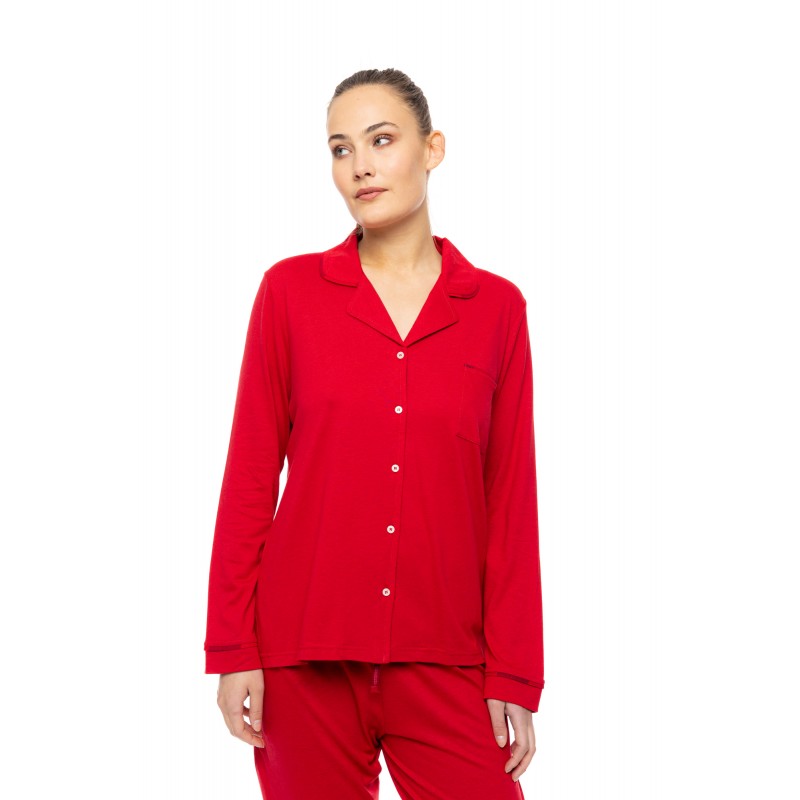 W1841 - Type - PYJAMA BUTTONED RASPBERRY- (W1841) W1841 - Type - PYJAMA BUTTONED RASPBERRY- (W1841)