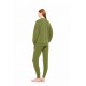 W1845 - Olive - LOUNGEWEAR SOFT STRETCH- (W1845) W1845 - Olive - LOUNGEWEAR SOFT STRETCH- (W1845)
