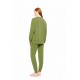 W1847 - Olive - LOUNGEWEAR SOFT STRETCH- (W1847) W1847 - Olive - LOUNGEWEAR SOFT STRETCH- (W1847)