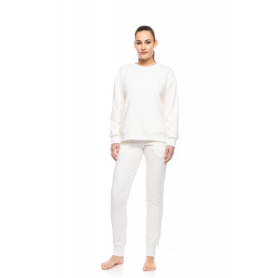 W1851 - Off White - LOUNGEWEAR SOFT SOLID- (W1851)