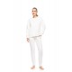 W1851 - Off White - LOUNGEWEAR SOFT SOLID- (W1851) W1851 - Off White - LOUNGEWEAR SOFT SOLID- (W1851)