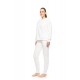 W1851 - Off White - LOUNGEWEAR SOFT SOLID- (W1851) W1851 - Off White - LOUNGEWEAR SOFT SOLID- (W1851)
