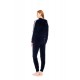 W1865 - Yacht Blue - TRUCKSUIT VELVET OFF WHITE STRIPE- (W1865) W1865 - Yacht Blue - TRUCKSUIT VELVET OFF WHITE STRIPE- (W1865)