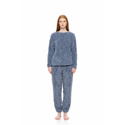 W1873 - Cosmos Blue - PYJAMA FLEECE LEO- (W1873)
