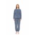 W1873 - Cosmos Blue - PYJAMA FLEECE LEO- (W1873)