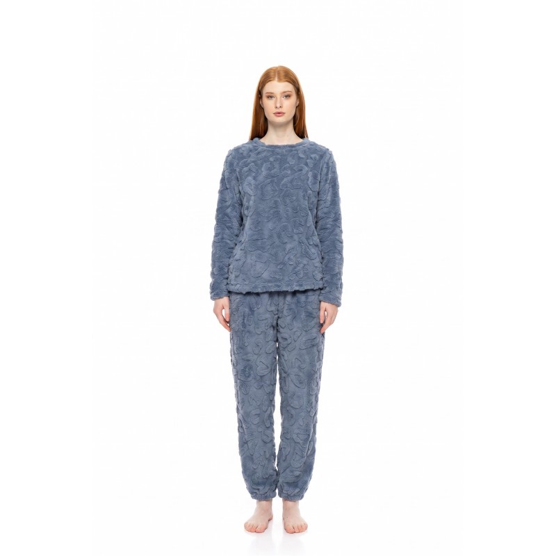 W1873 - Cosmos Blue - PYJAMA FLEECE LEO- (W1873)