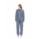 W1873 - Cosmos Blue - PYJAMA FLEECE LEO- (W1873)